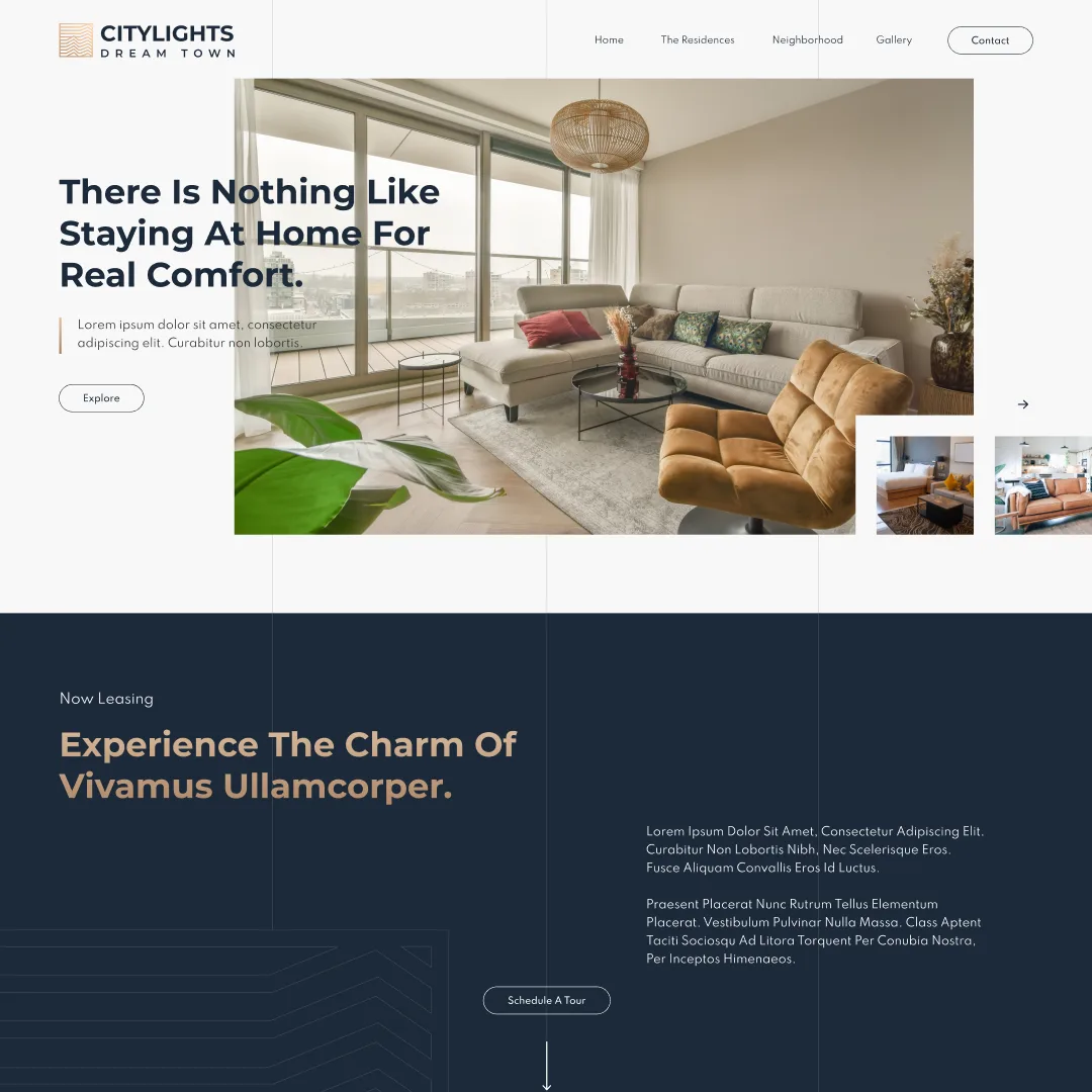 Landing page - Городская недвижимость