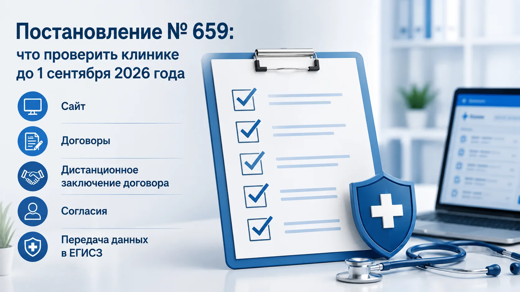 Постановление № 659: что медицинской организации проверить до 1 сентября 2026 года
