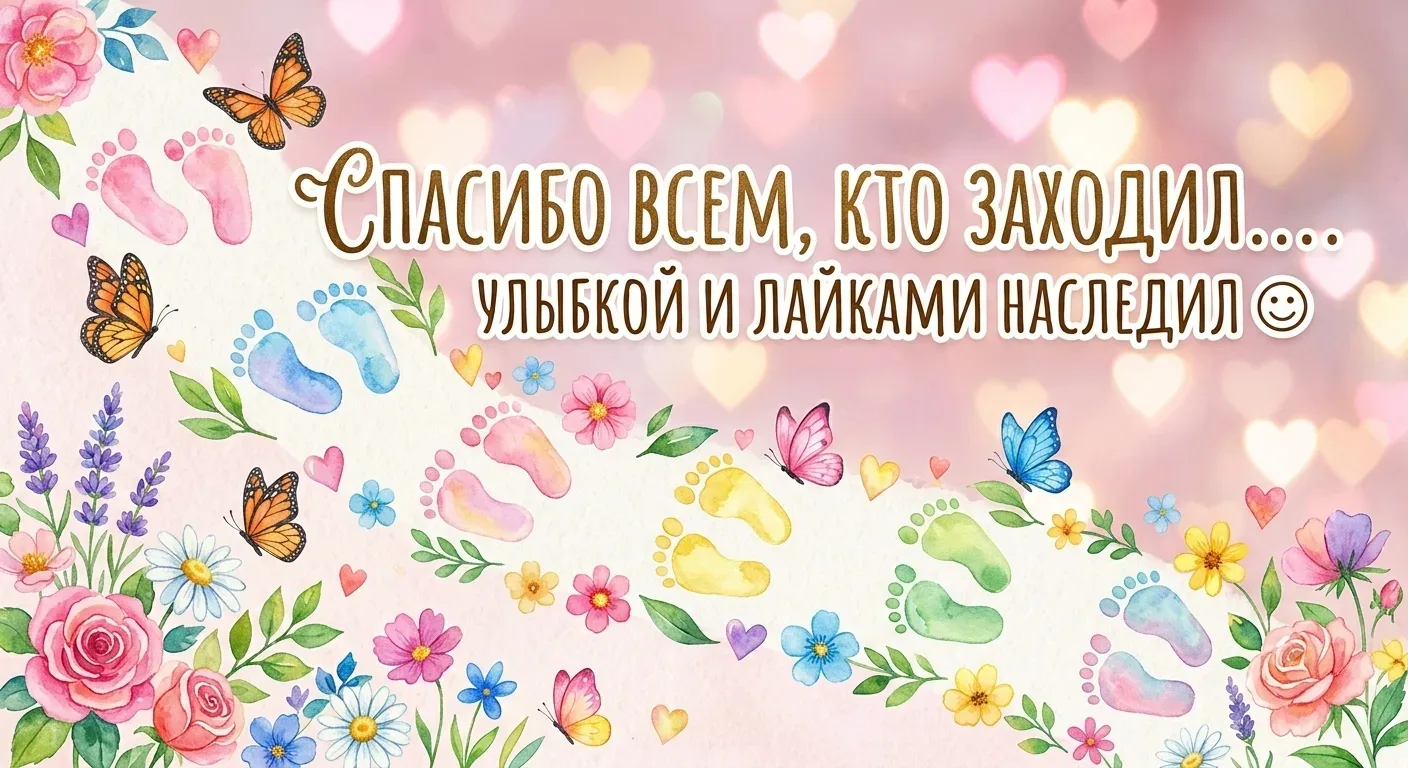 Друзья, у нас к вам огромная благодарность!