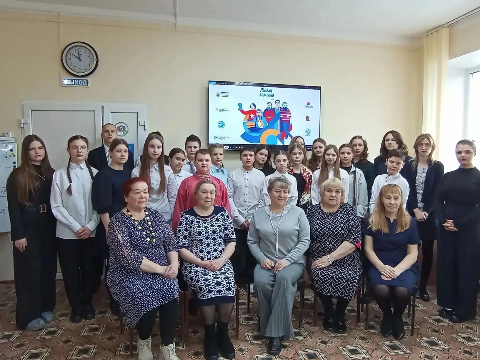 Сегодня, 12 марта, прошел муниципальный этап конкурса "Живая классика"! От всей души по...