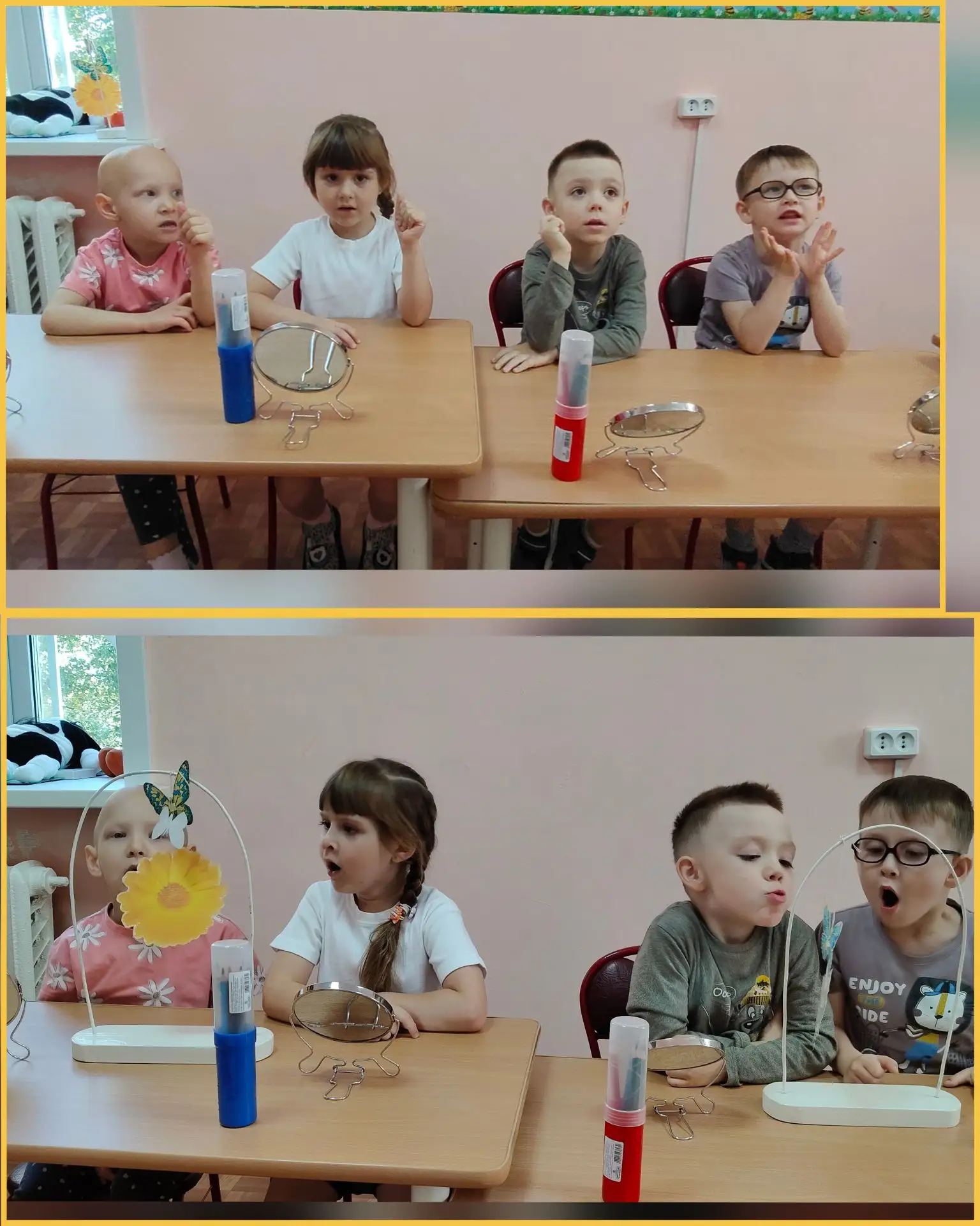Занятие с учителем- логопедом у  воспитанников старшей группы "Дружные ребята".