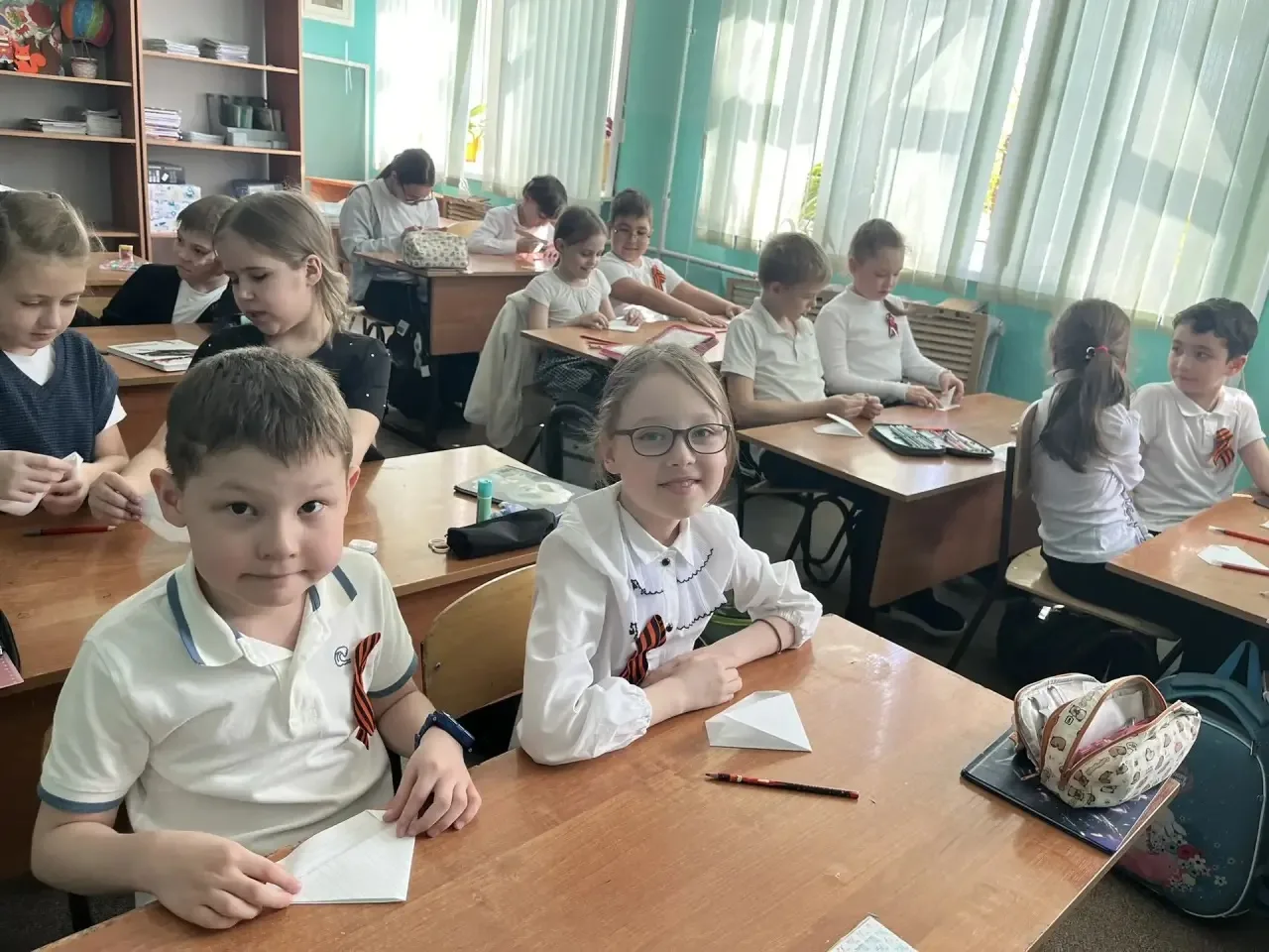 ✉️ТРЕУГОЛЬНЫЕ ПИСЬМА✉️  📕На прошлой неделе у ребят из 2Г прошёл по-настоящему интересный и необычный