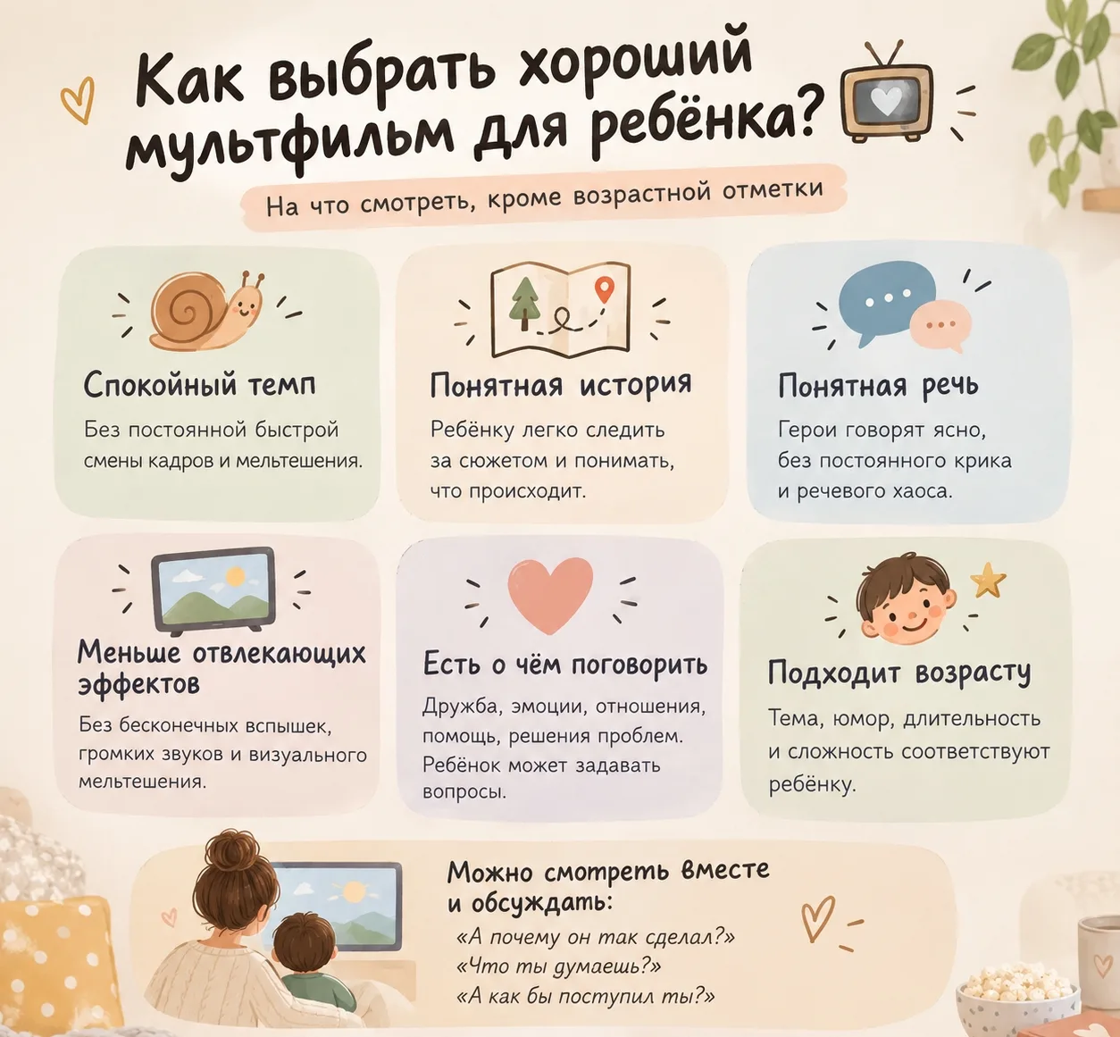 Мнение няни: мультики 📺