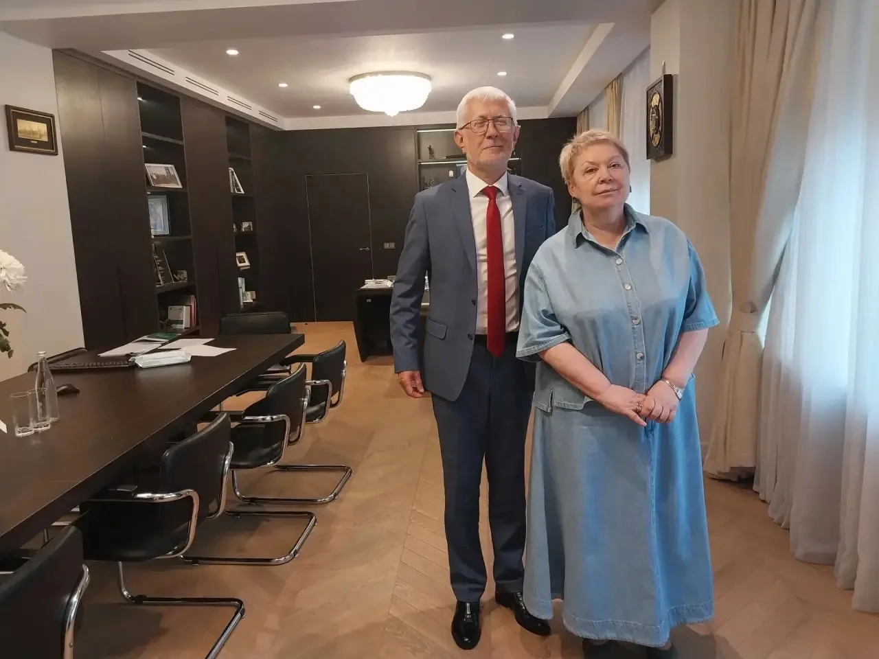 Уточнили систему координат 

Сегодня в Москве прошла моя рабочая встреча с Президентом Российской ак
