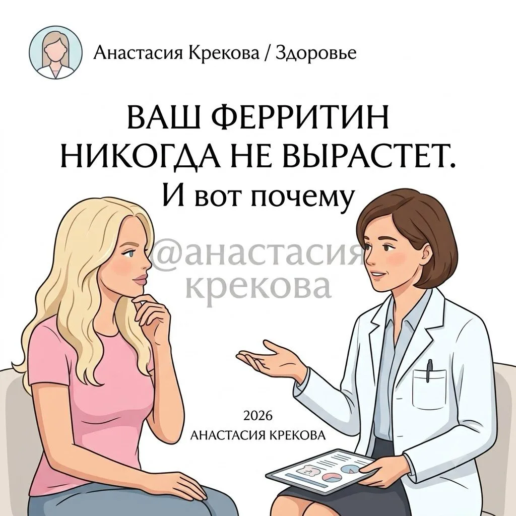 Почему ваш ферритин может стоять на месте, даже если вы пьете железо? 🤔