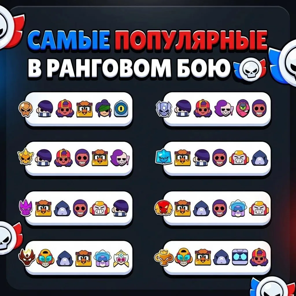 🥳 ИХ ПИКАЮТ ЧАЩЕ ВСЕГО!

🤩 На каких бойцах предпочитаете играть в Ранкед?