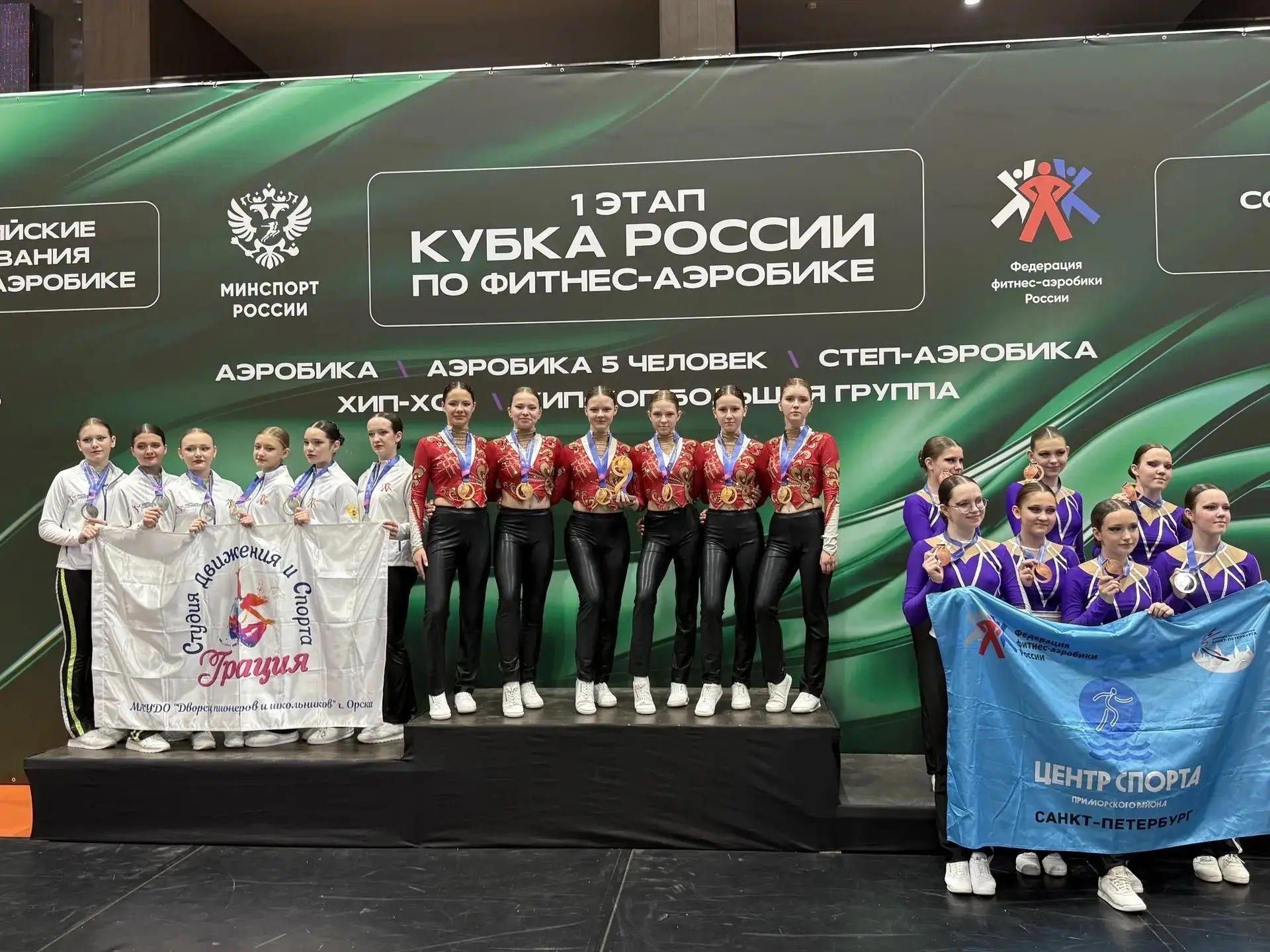 🎉🥇Фитнес лига – победители соревнований ФФАР по фитнес-аэробике