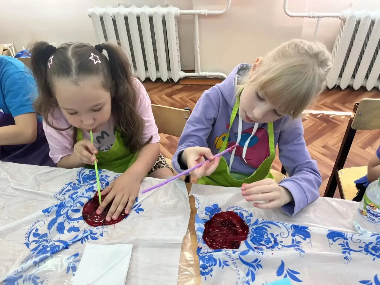 Сегодня на Площадке кратковременного пребывания "Весёлая поляна" состоялся мастер-класс по изготовле