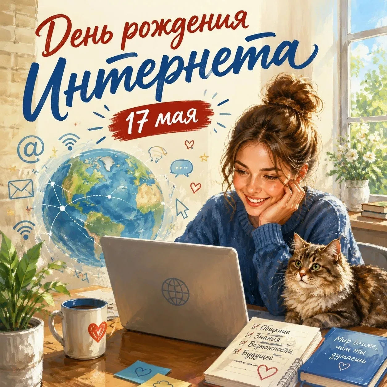 🌐🎉 17 мая — День рождения Интернета
