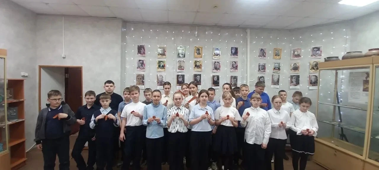 5 «в» класс. Приняли участие в акции «Я помню! Я горжусь!»