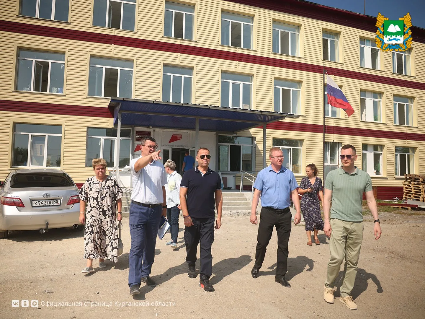 Губернатор Вадим Шумков в рамках рабочего выезда в Каргапольский округ проконтролировал ход ремонта 