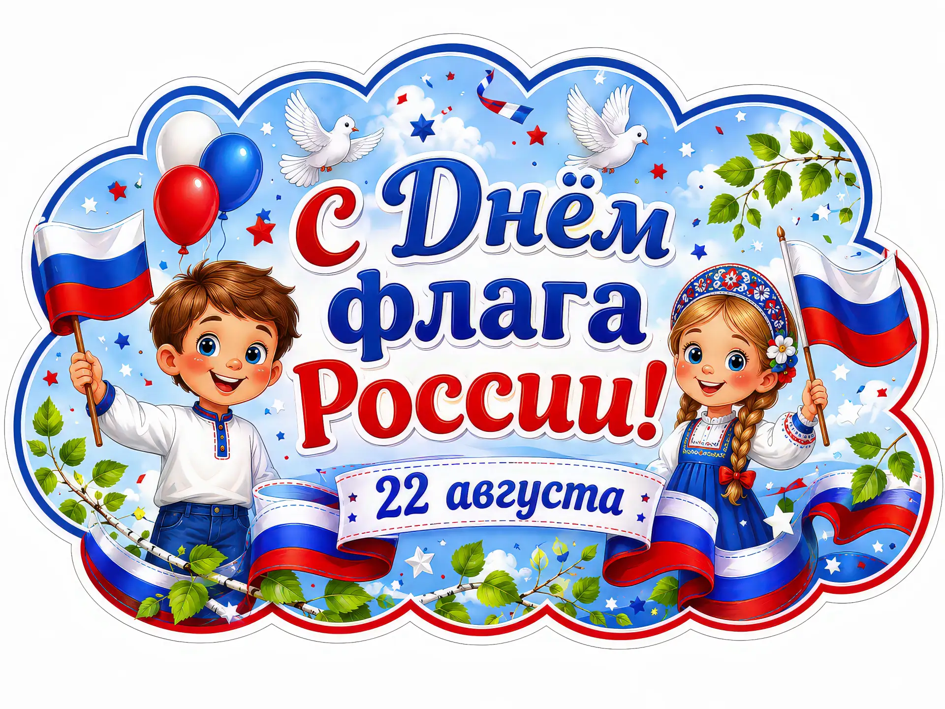 🇷🇺 ОБЛАЧКИ КО ДНЮ ФЛАГА РОССИИ 💜