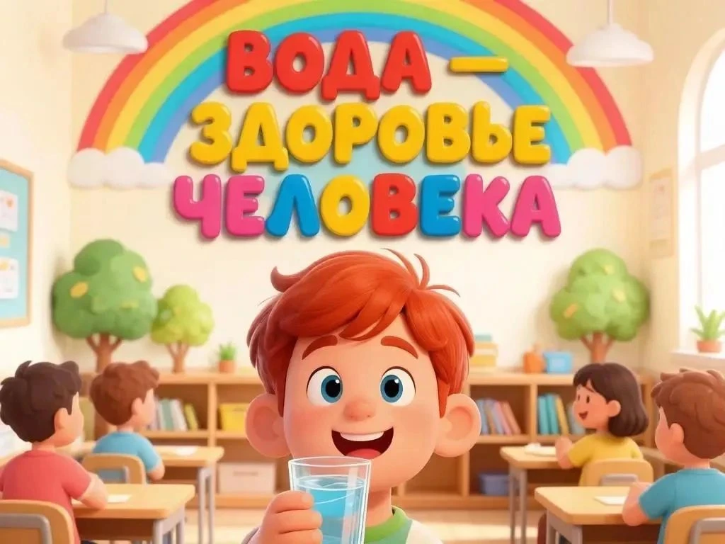 В группе «Солнышко» прошла увлекательная беседа и творческое задание на тему «Вода — здоровье челове