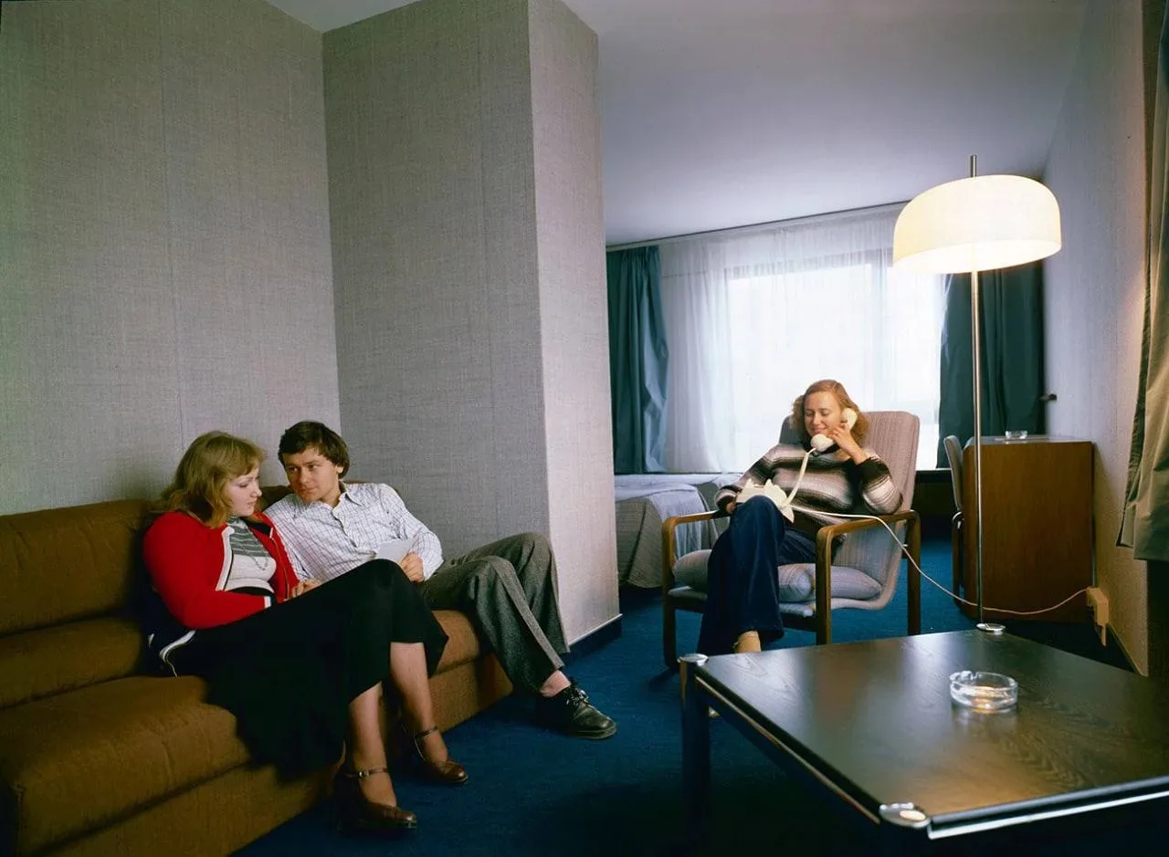 Номер гостиницы «Космос» в Москве, 1980 - е.