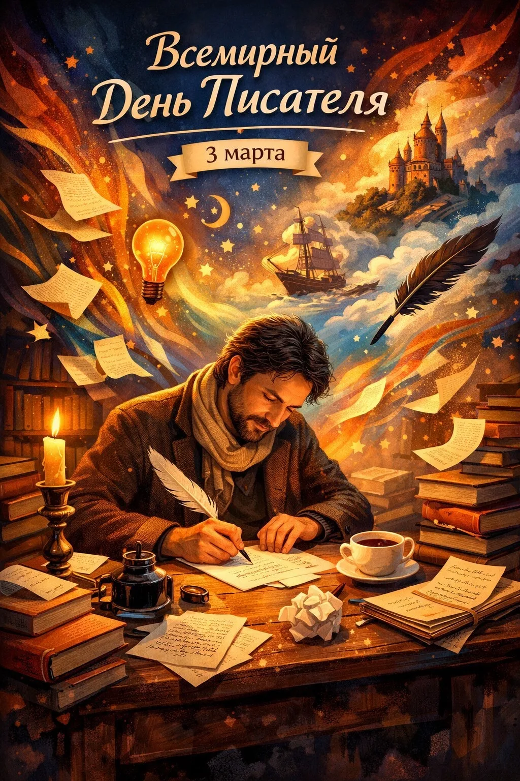 3 марта — Всемирный день писателя! 📝🎉