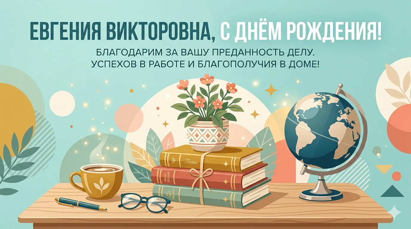 Уважаемая Евгения Викторовна!

​От всей души поздравляем Вас с днём рождения!

​Ваш пост — заместите