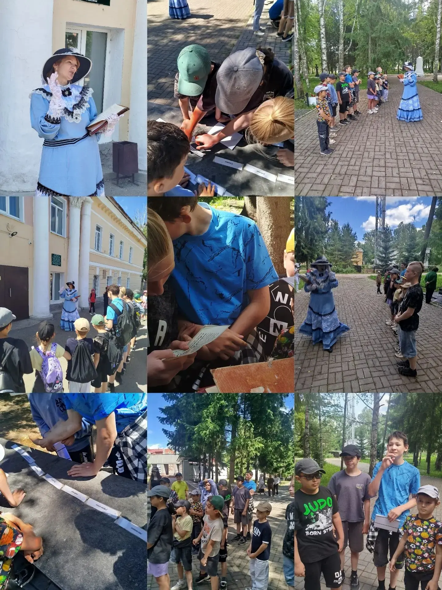 🌤️ Ребята из пришкольного лагеря #СШФакел поучаствовали в иммерсивном квесте "Банды Бугульмы" (Крае