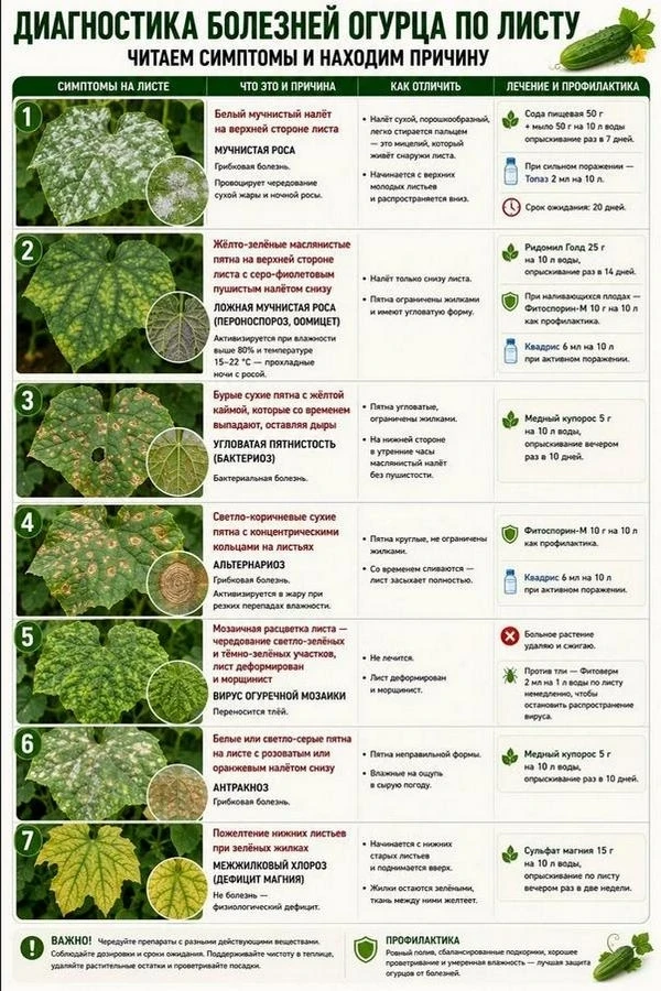 Определяем болезни огурцов по листу 🥒🥒🥒

📱 Группа ВКонтакте: https://vk.ru/luganskiy_ogorodnik
