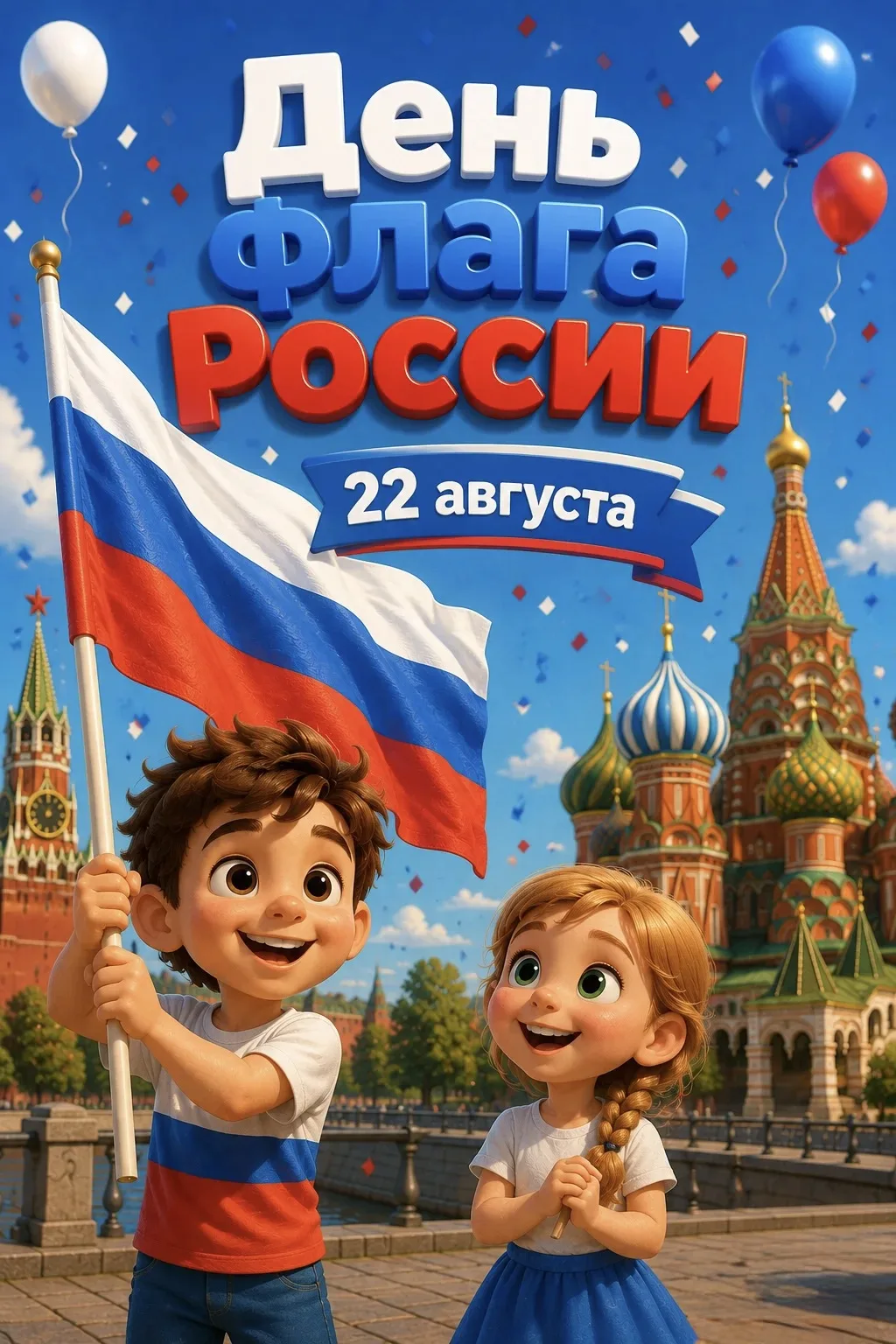 Сегодня мы отмечаем важный праздник – День Государственного флага России.