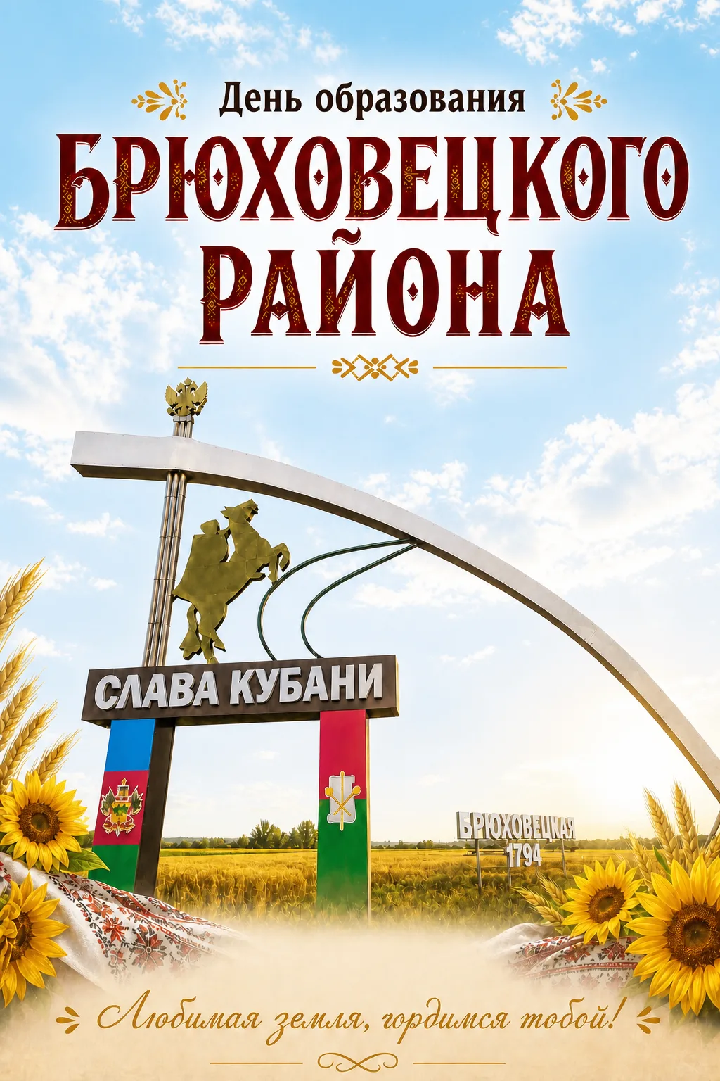 Дорогие жители и гости Брюховецкого района!