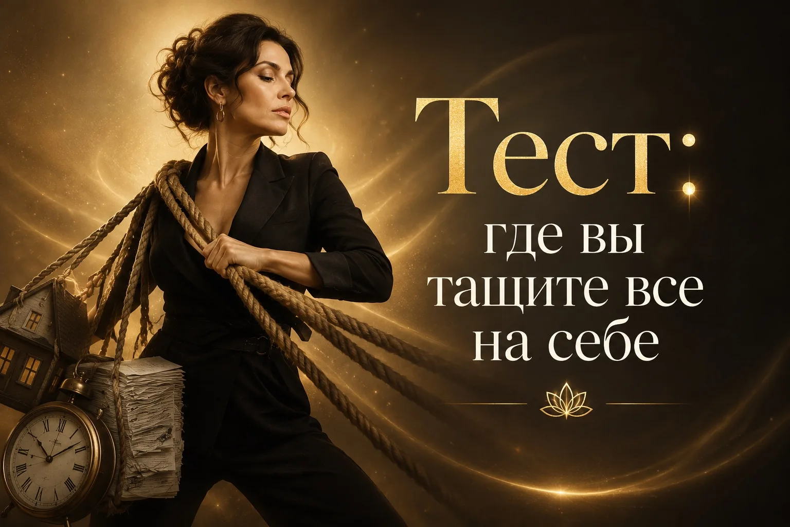 Тест: где вы тащите всё на себе