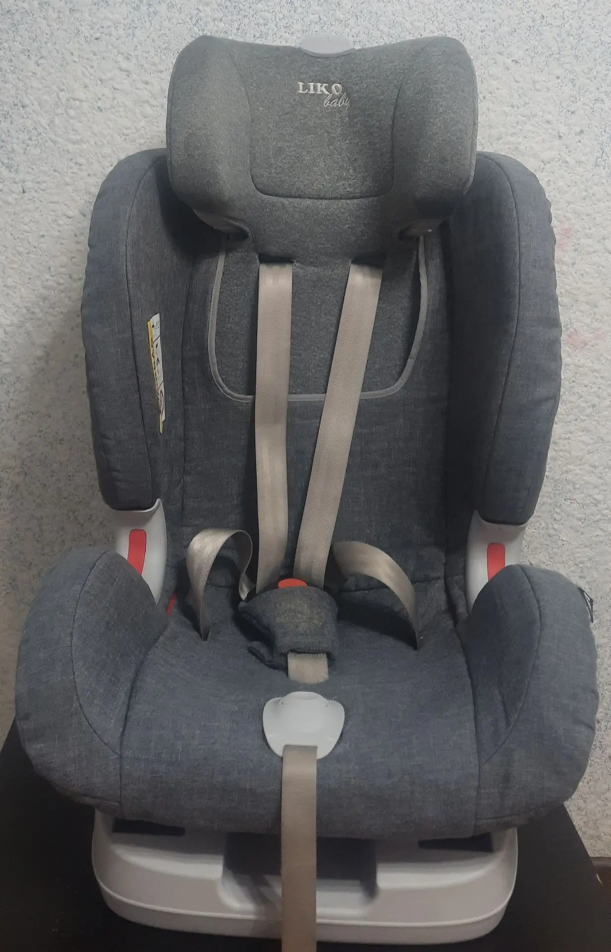 Автокресло Liko Baby JM04 Sprinter Isofix 2643 Серый/Лён