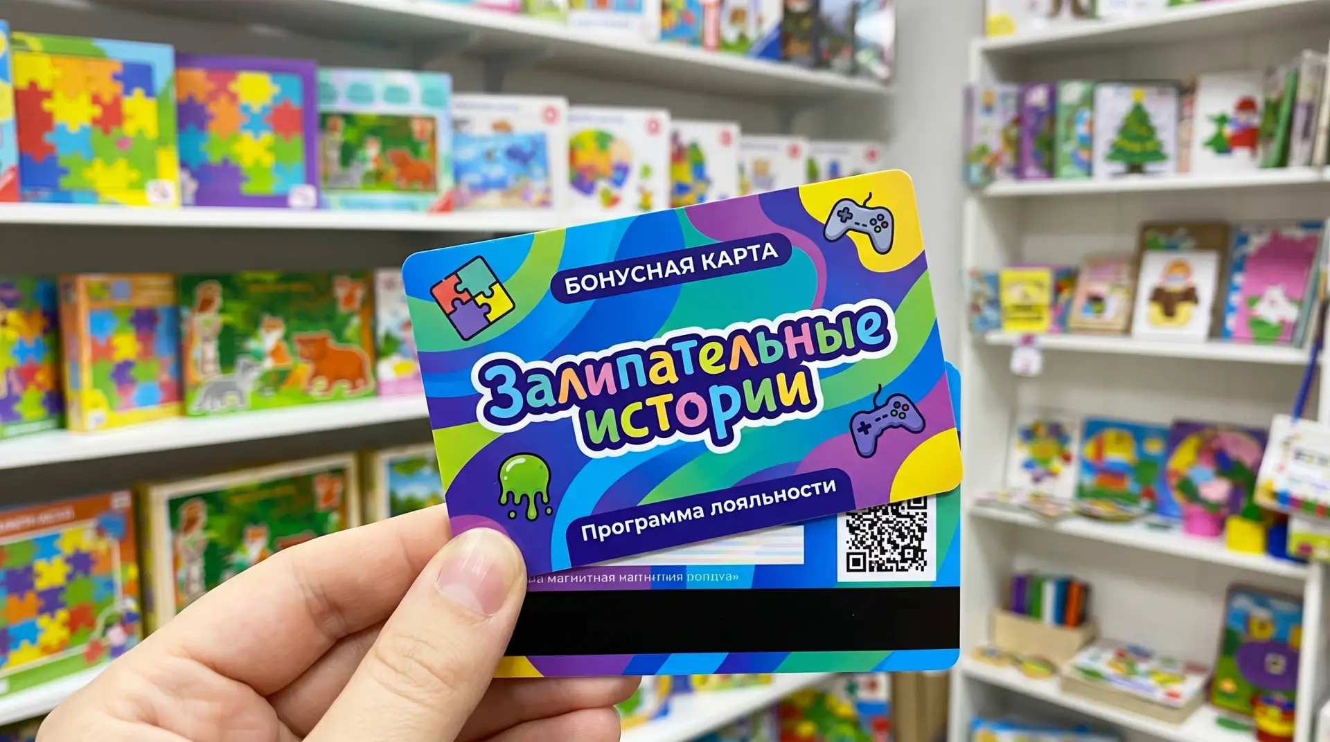 ✏️ 💳 Бонусная программа магазина «Залипательные истории»