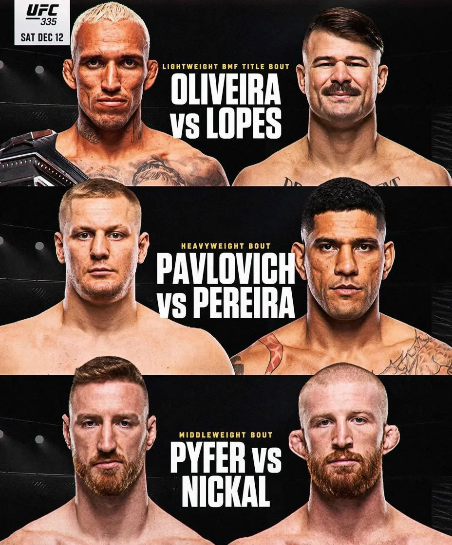 🔥 UFC 335 собирает мощную концовку года в Лас-Вегасе!