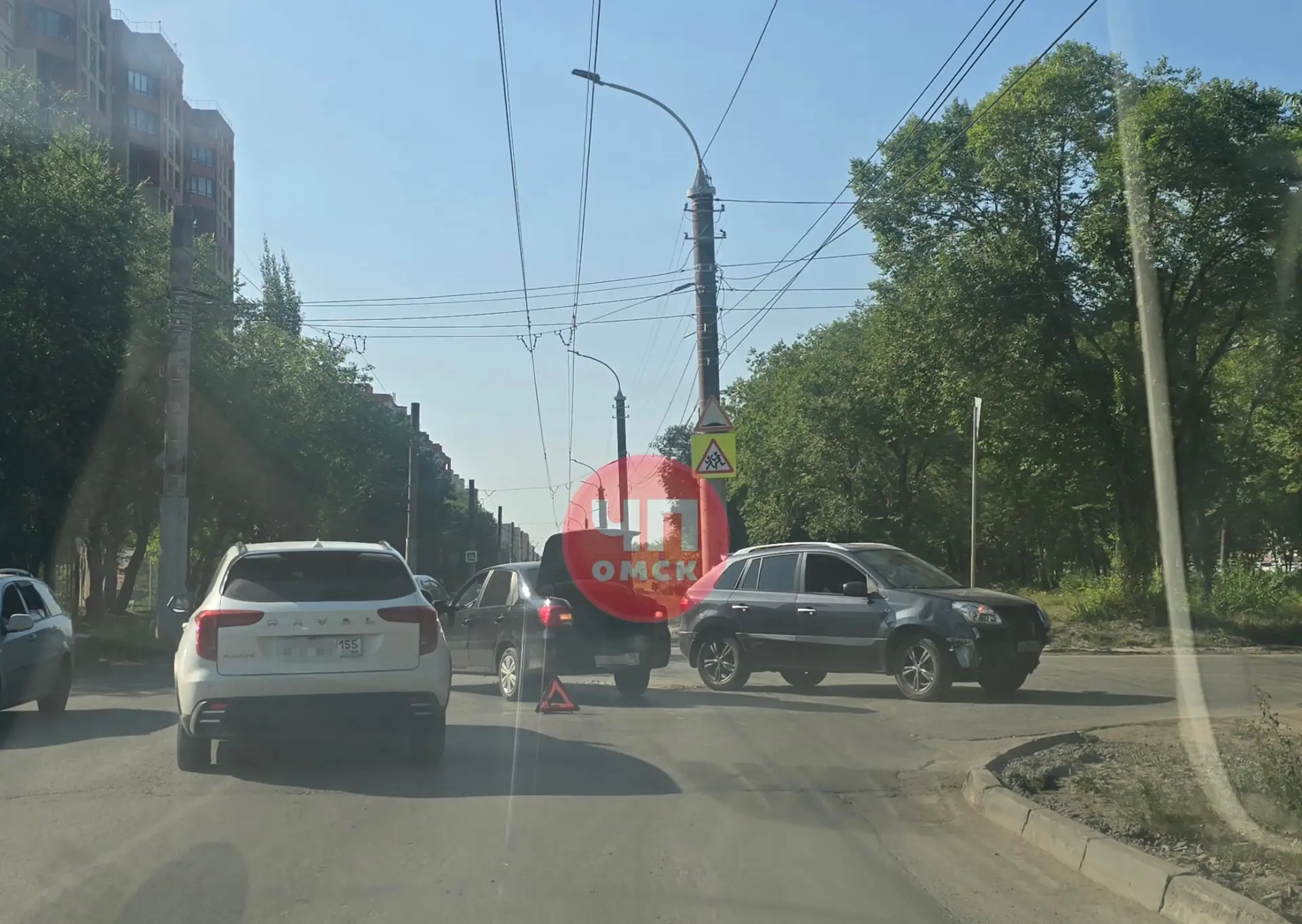 Небольшое ДТП на пр. Комарова.
