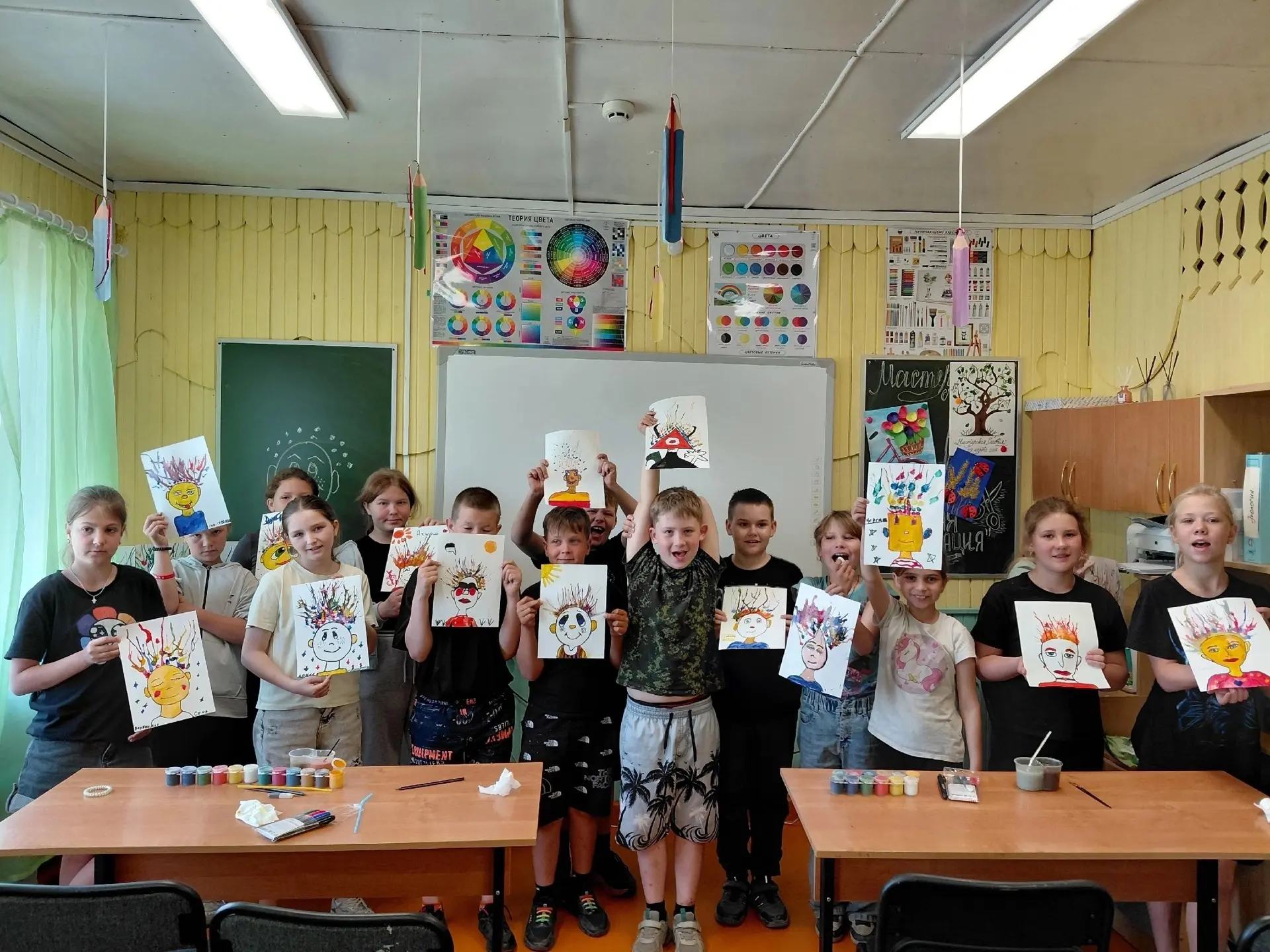 Каникулы открывают двери в мир творчества! 🎨 

Ребята из детского оздоровительного лагеря МБОУ «Лес