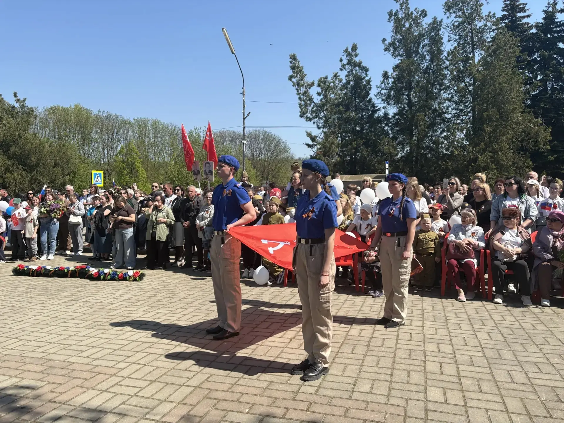 🎖️ 9 Мая — День Великой Победы! 🎖️ Сегодня МБОУ СОШ 6 с гордостью и уважением приняла участие в торж