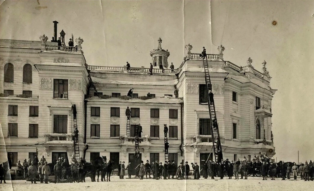 Тренировка пожарной команды