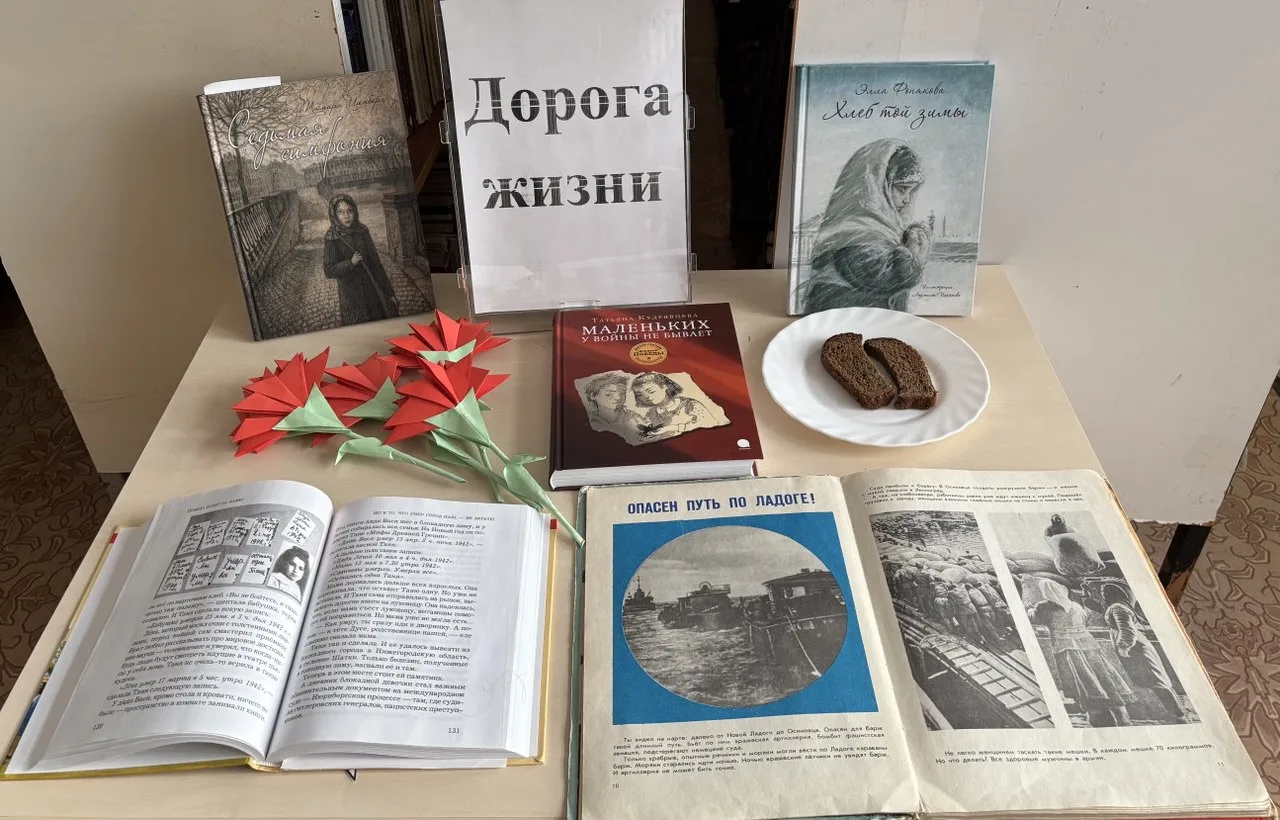 📚Библиотечные уроки о блокаде Ленинграда: память, которую важно хранить  🎗️В наших 4‑х классах прошл