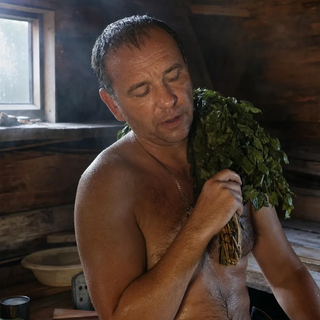 "Пойдем в парную". "Да, только веники возьму". "Зачем? Мы же на первый прогрев". А в ответ тишина. И