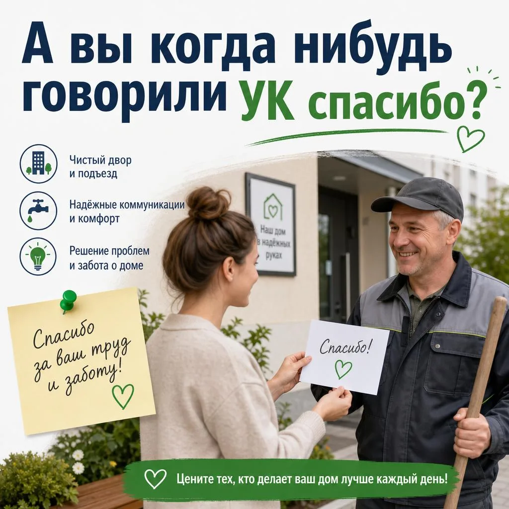 Уважаемые жители, давайте честно. Когда всё работает — свет горит, батареи греют, в под...