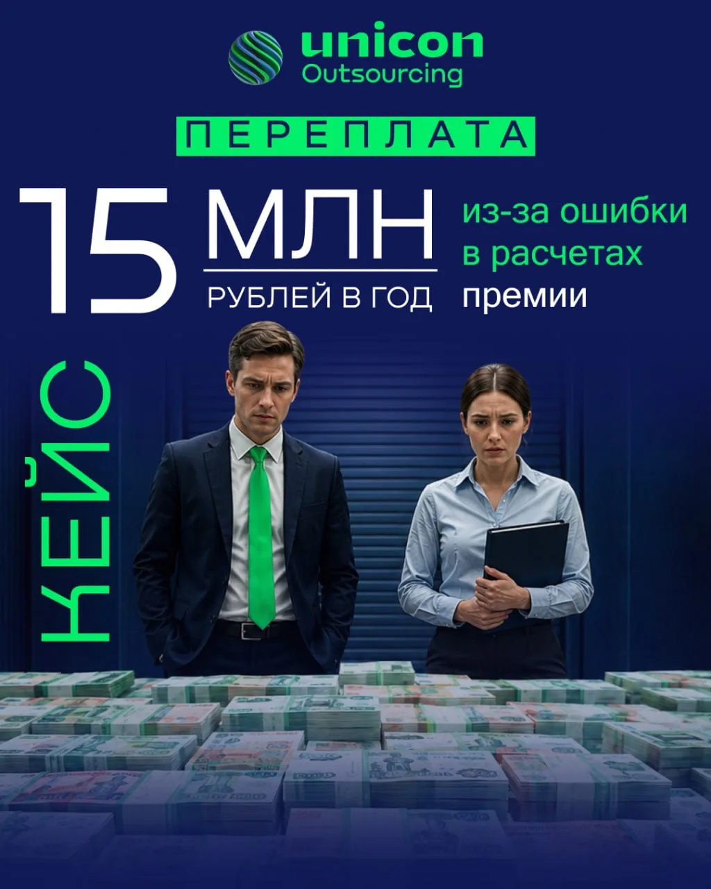 15 млн рублей в год из-за ошибки в расчёте премии