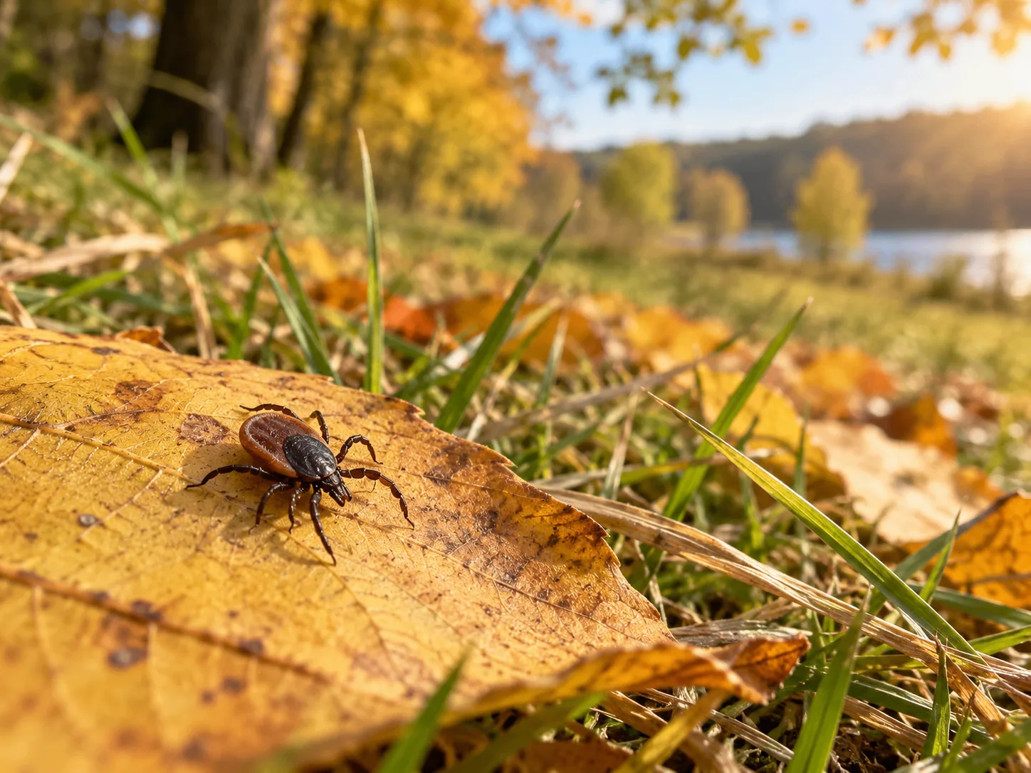 🕷 Клещи в октябре? Да, и расслабляться рано