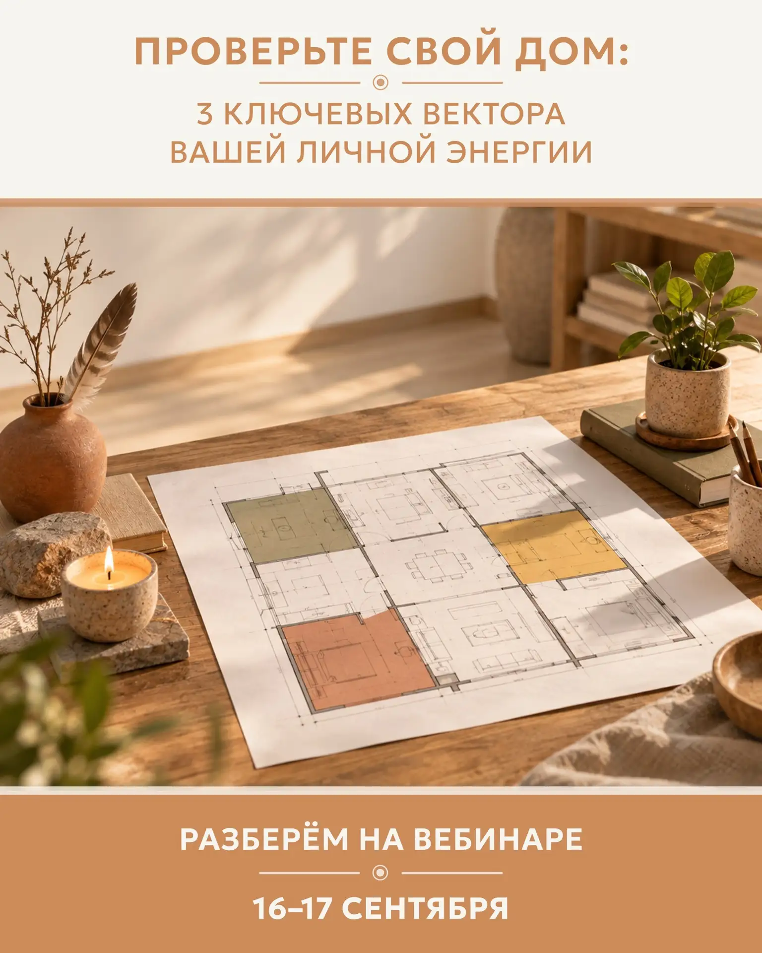 ✔️ Проверьте свой дом: 3⃣ ключевых вектора вашей личной энергии ✔️