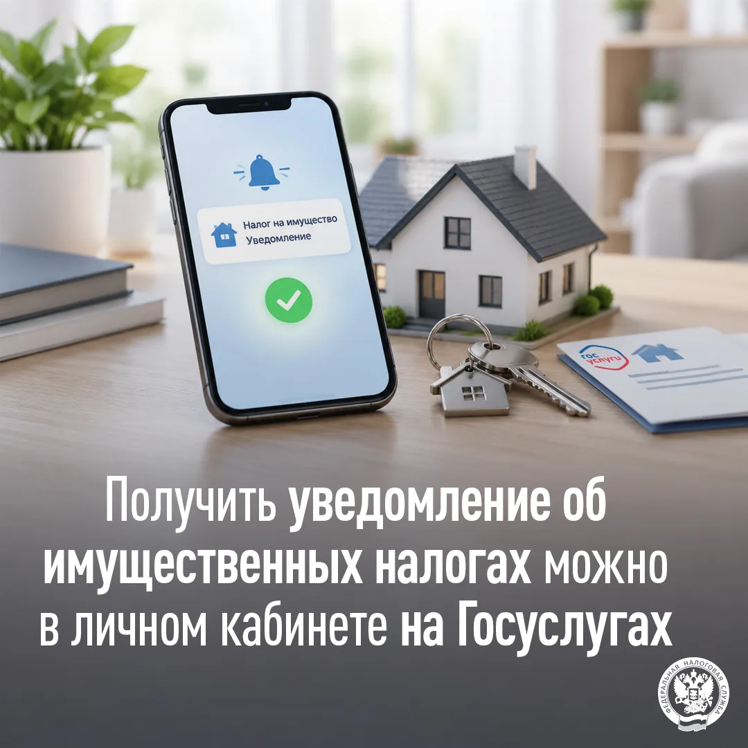 📱 Имущественные налоги: уведомления теперь приходят на Госуслуги