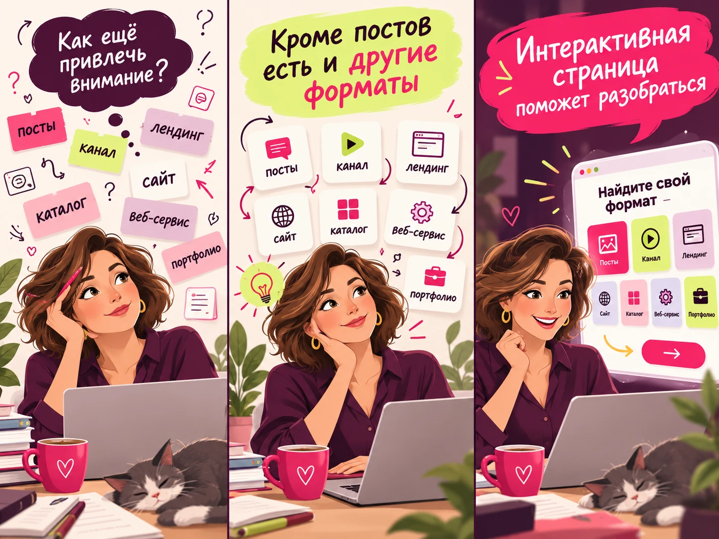 А что, если вам сейчас нужен вовсе не ещё один пост?