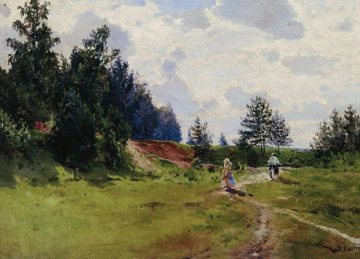 "Облачный день", 1896 г.