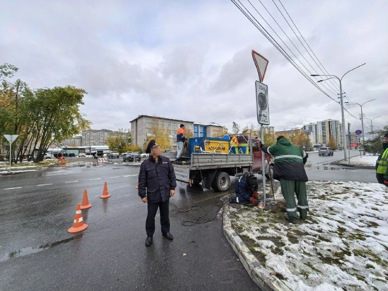 КОНТРОЛЬНО-НАДЗОРНЫЕ МЕРОПРИЯТИЯ ПО ОБСЛЕДОВАНИЮ УЛИЧНО-ДОРОЖНОЙ СЕТИ 🚔❗️🚧🏗 Сотрудни...