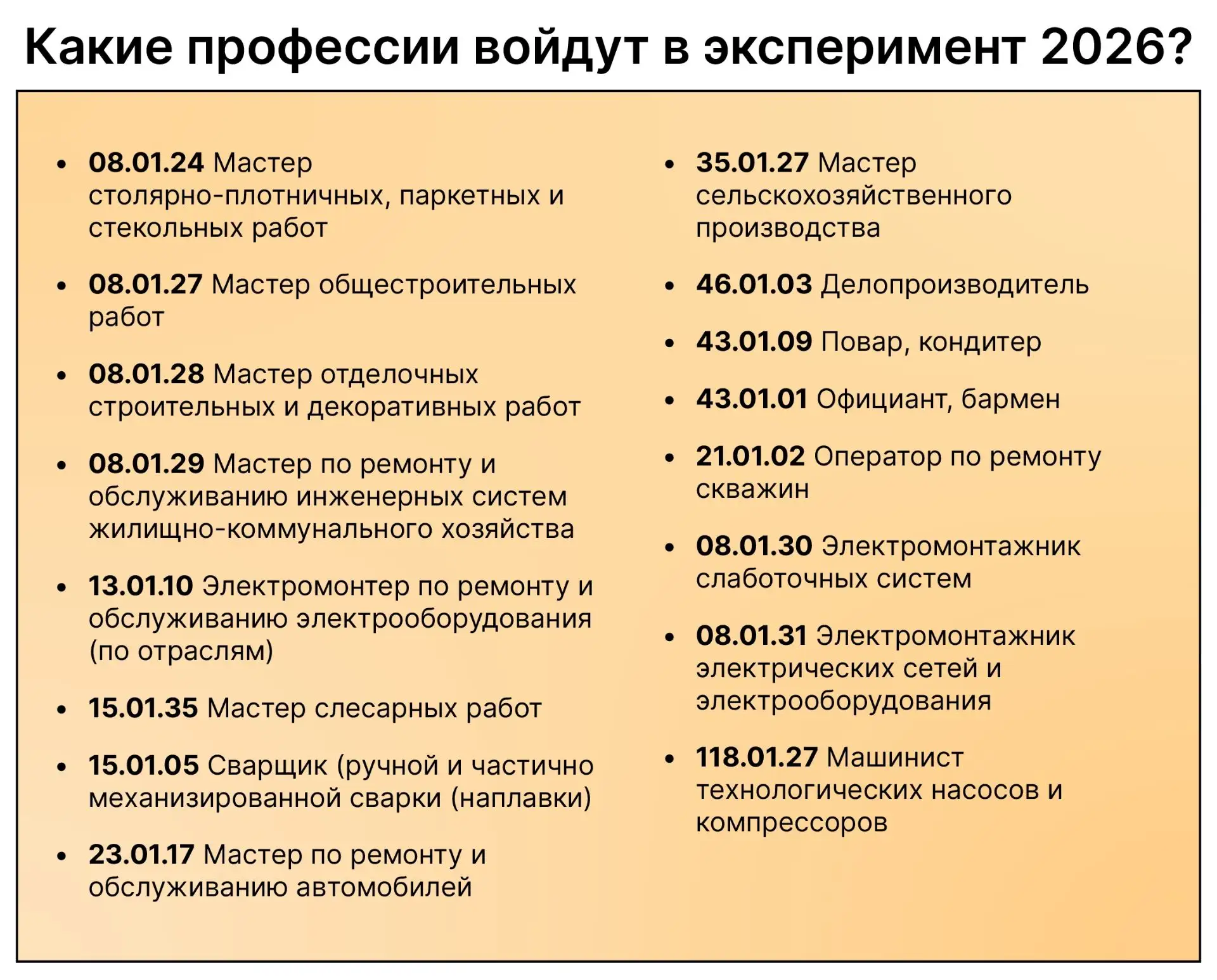 ️Упрощённое поступление в колледжи Югры на рабочие профессии — что нужно знать выпускникам школ и их