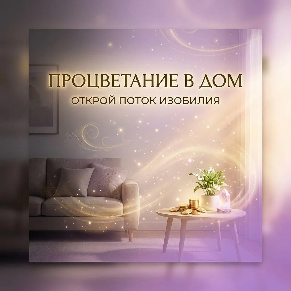#процветаниевдом #потокизобилия #энергетикадома

🌟 РИТУАЛ «ПРОЦВЕТАНИЕ В ДОМ» — ОТКРОЙ ПОТОК ИЗОБИЛ