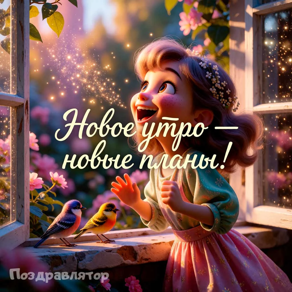 Пусть этот день принесёт то, что ты давно ждёшь 🌸