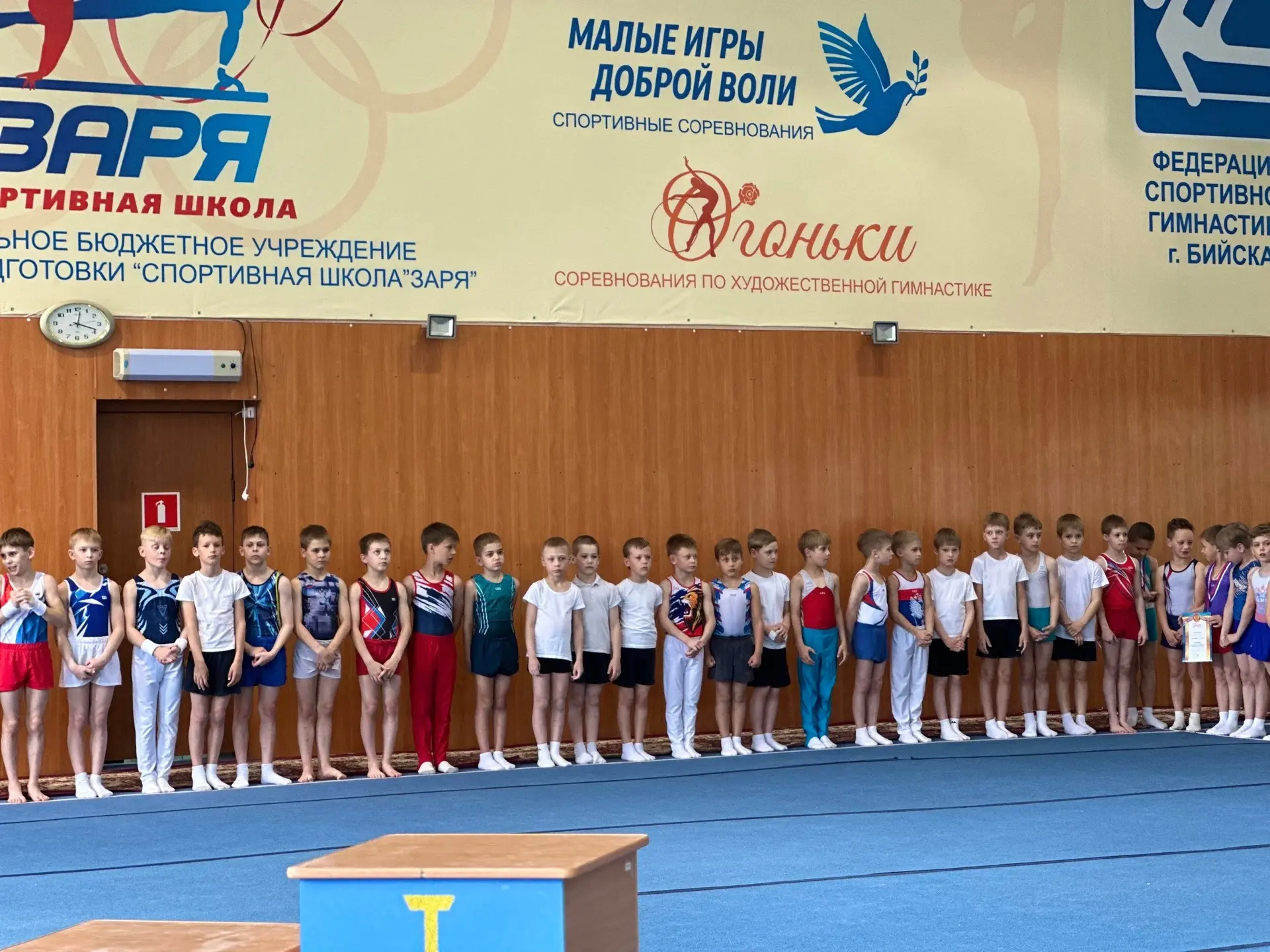🤸🏆В СШ «Заря» состоялось открытое первенство школы по спортивной гимнастике  Участие приняли юноши и