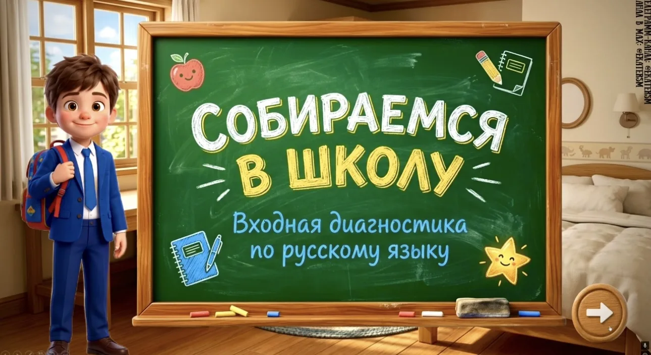 Входная диагностика по русскому языку «Собираемся в школу» - 2 КЛАСС🎒✏️