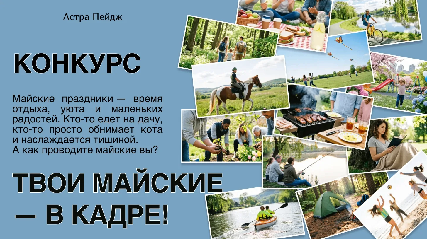 📸 КОНКУРС: ТВОИ МАЙСКИЕ — В КАДРЕ! 🌸