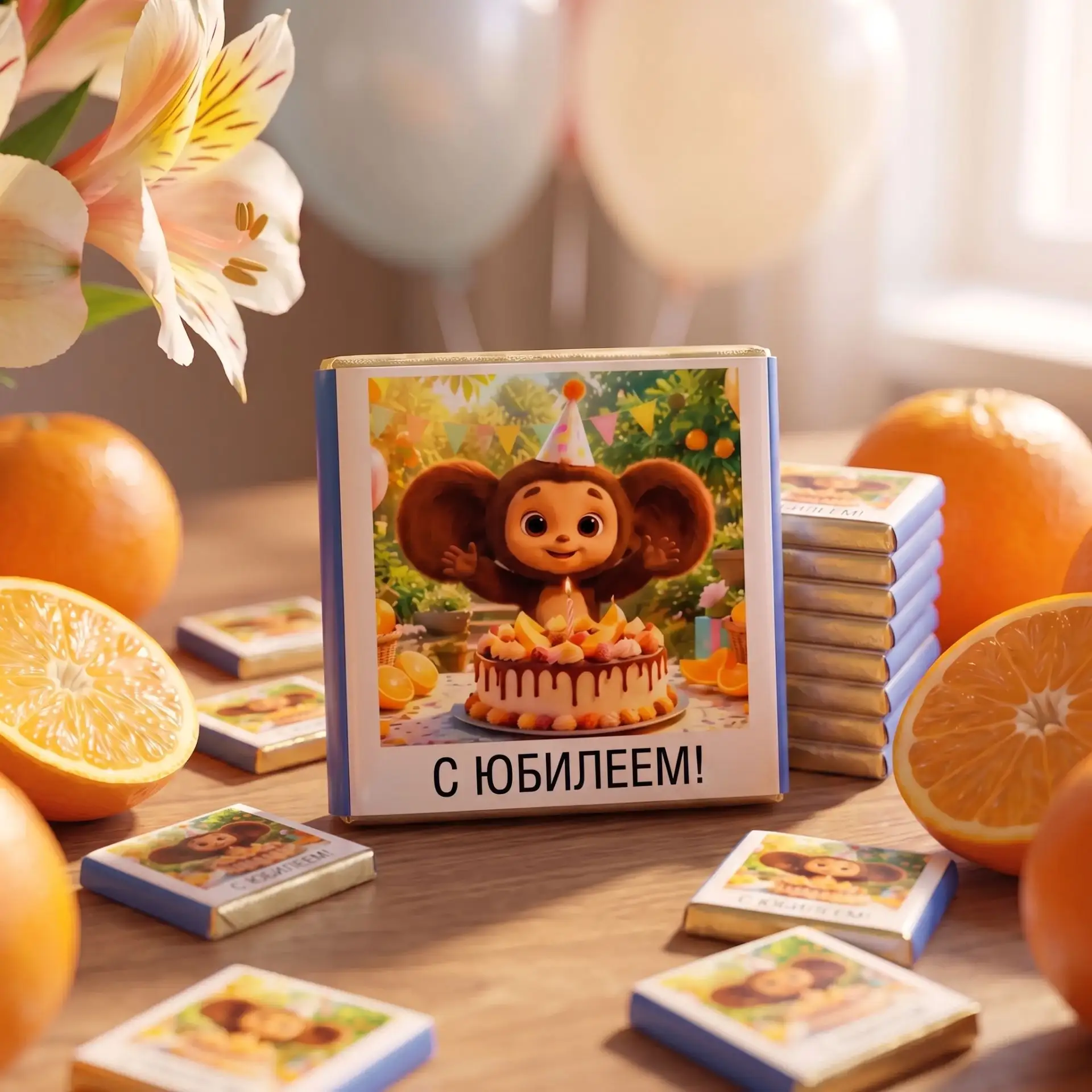 60 лет и всё тот же ушастый. С днём рождения, Чебурашка 🍊🍫