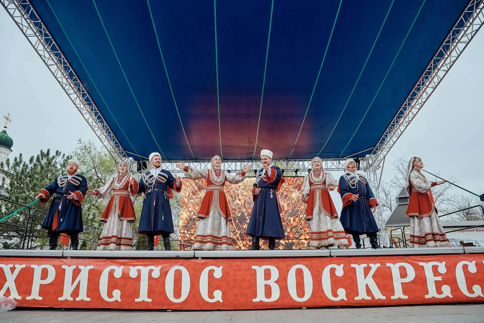 Пасхальный фестиваль в Астраханском кремле. Христос Воскресе!